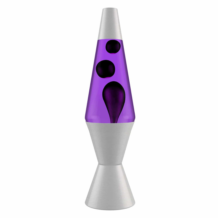 14.5’’ LAVA LAMP – BLACK & PURPLE Z1