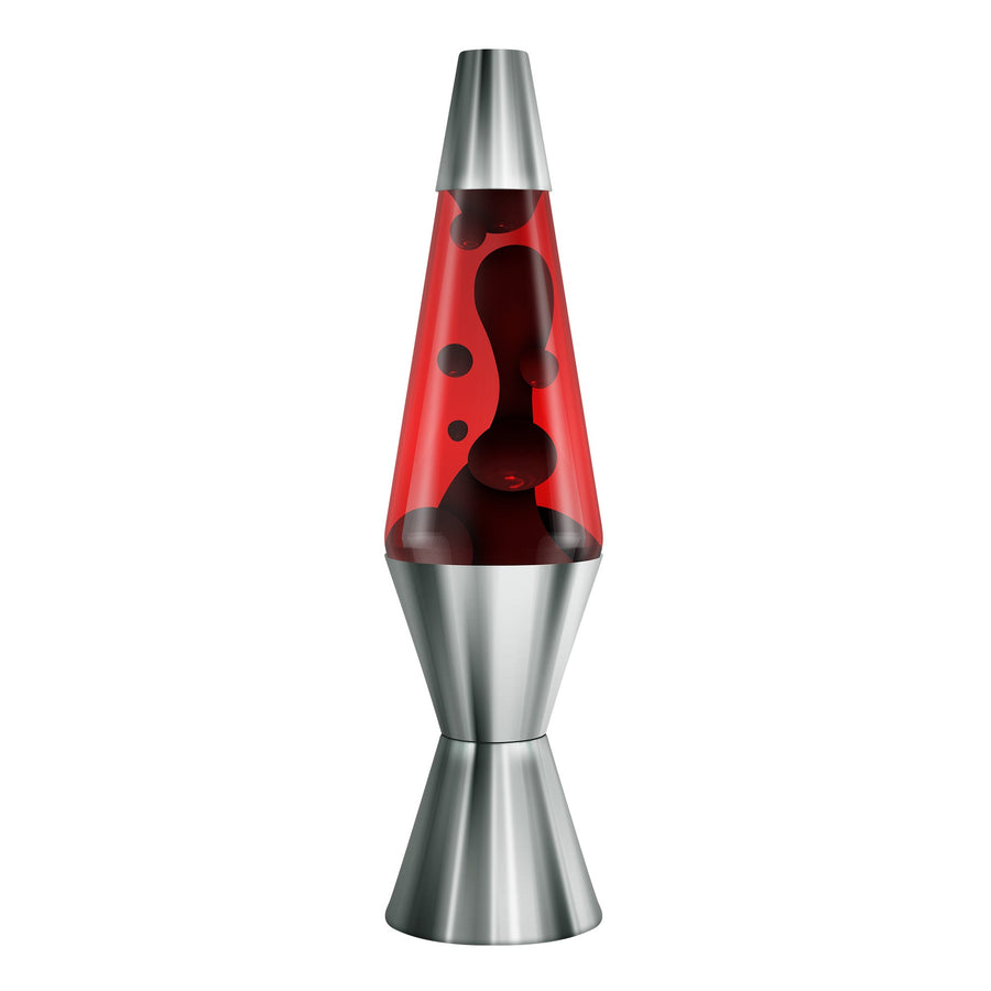 14.5″ LAVA LAMP CHROME PLATED CRIMSON O9