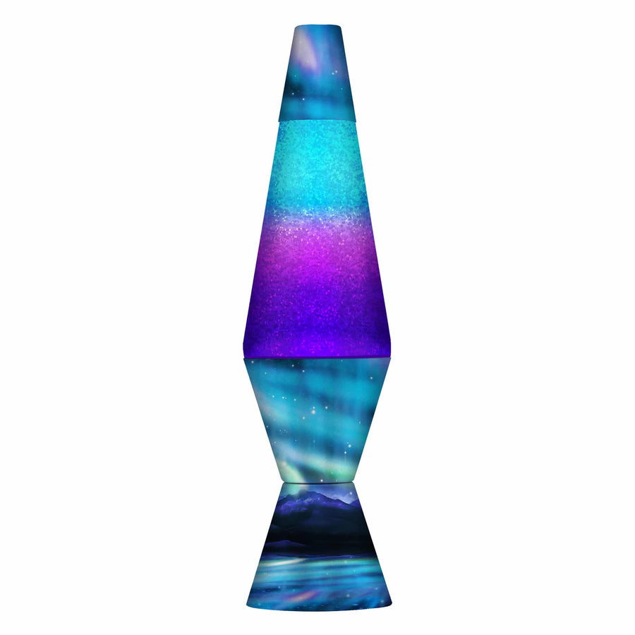 14.5″ LAVA LAMP COLORMAX NORTHERN LIGHTS – GLITTER K2