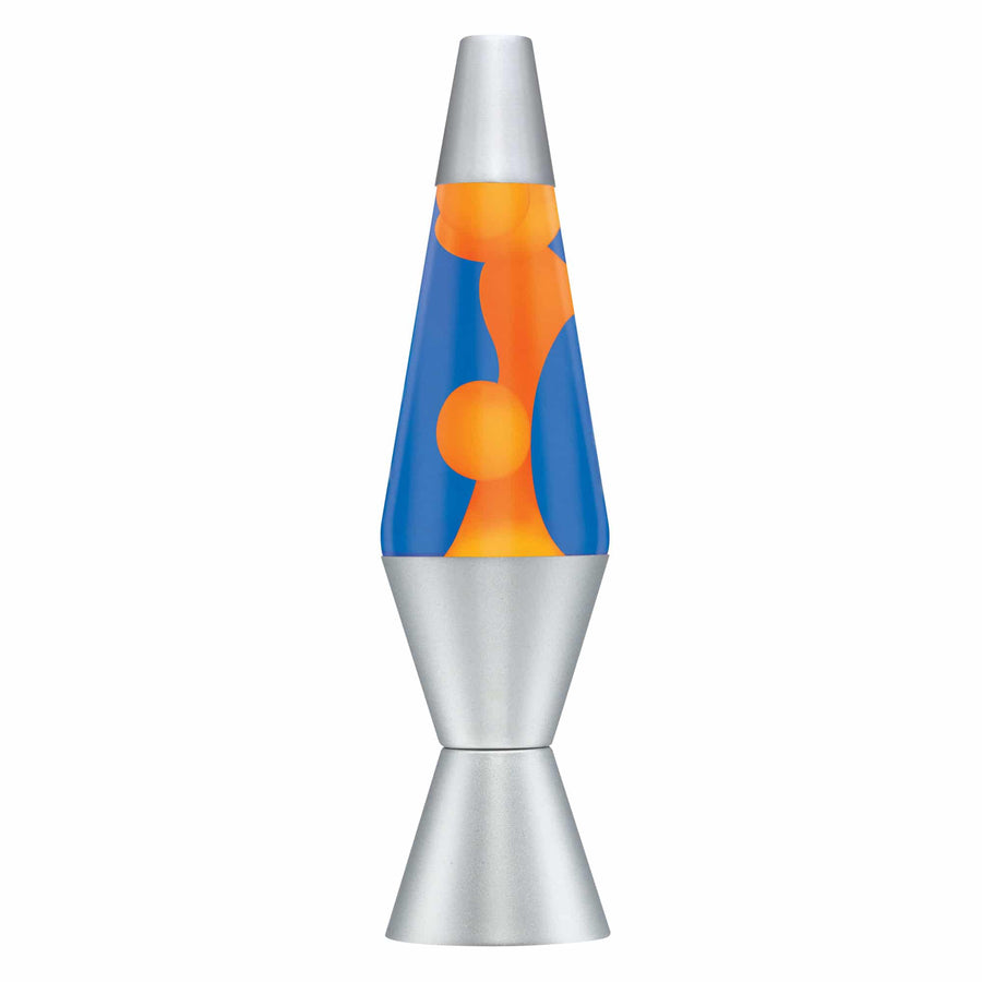 14.5” LAVA LAMP – ORANGE/BLUE/SILVER R7