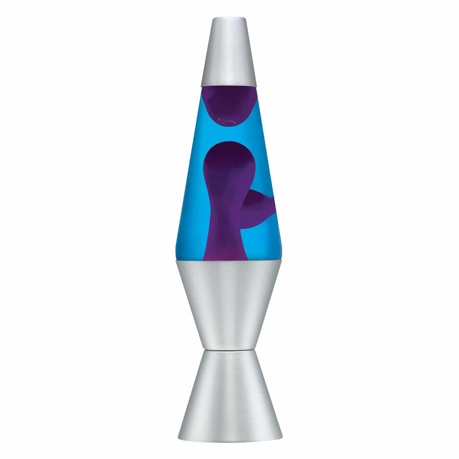 14.5″ LAVA LAMP – PURPLE/BLUE/SILVER T9