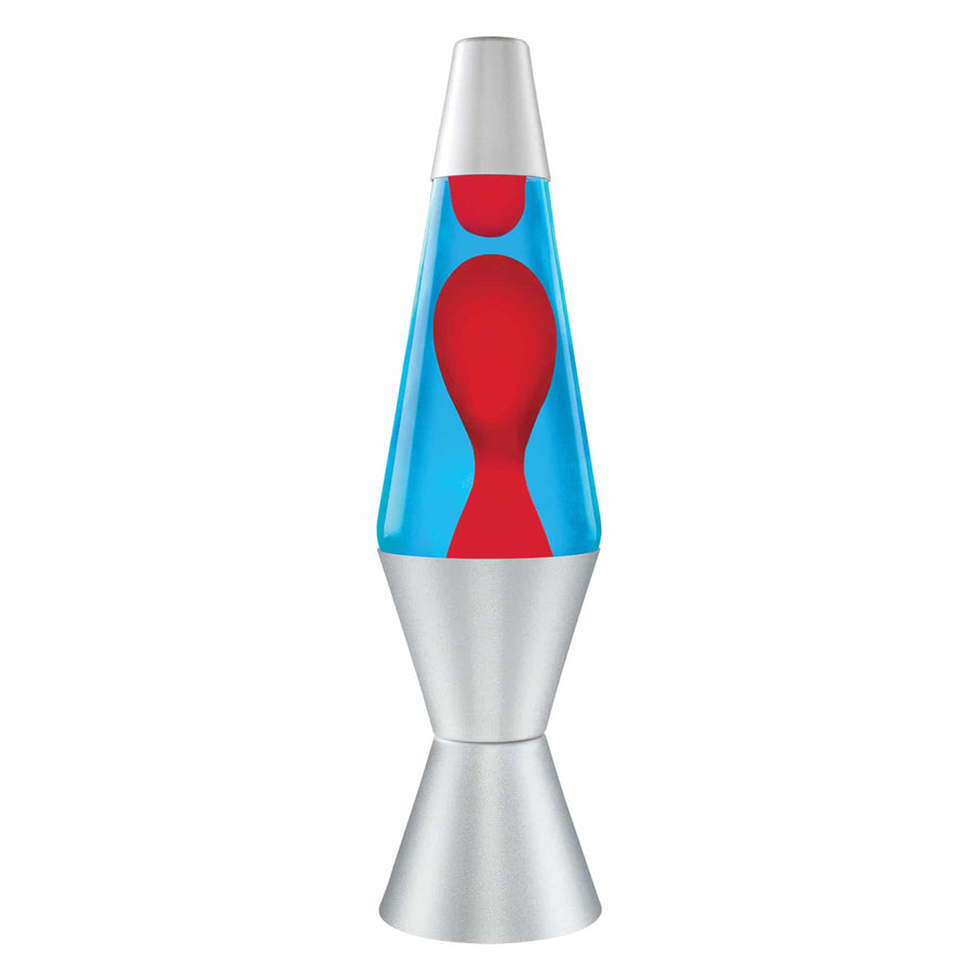 14.5″ LAVA LAMP – RED/BLUE/SILVER F3