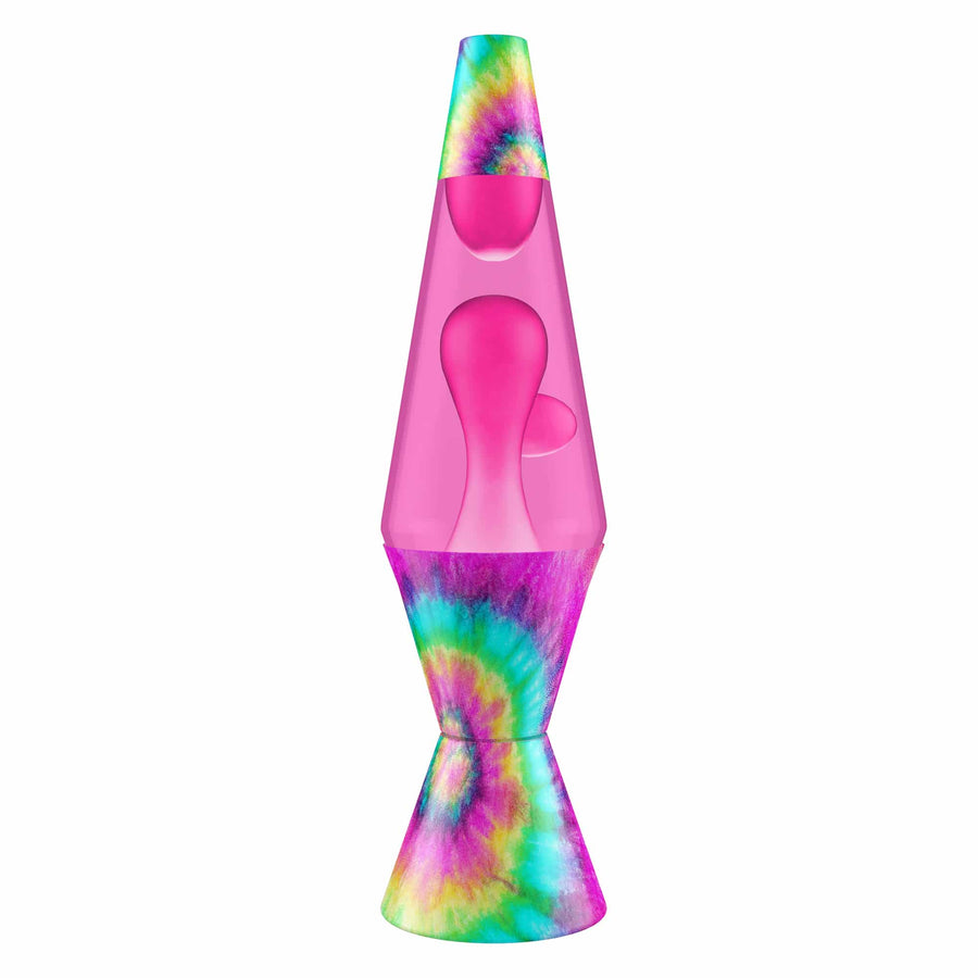 14.5″ LAVA LAMP – TIE DYE PINK SPIRAL Z7