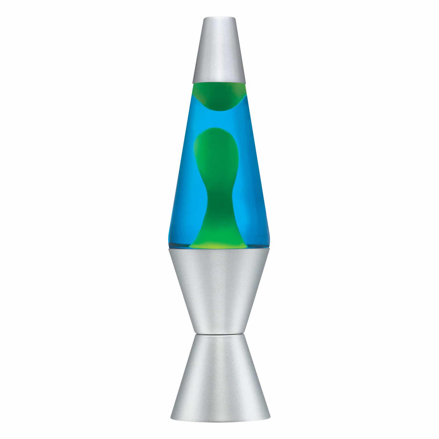 14.5” LAVA LAMP – YELLOW/BLUE/SILVER O7