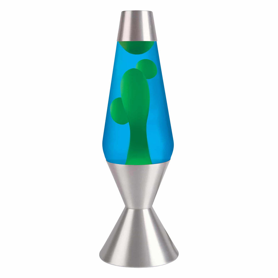 16.3″ LAVA LAMP – YELLOW/BLUE/SILVER L9