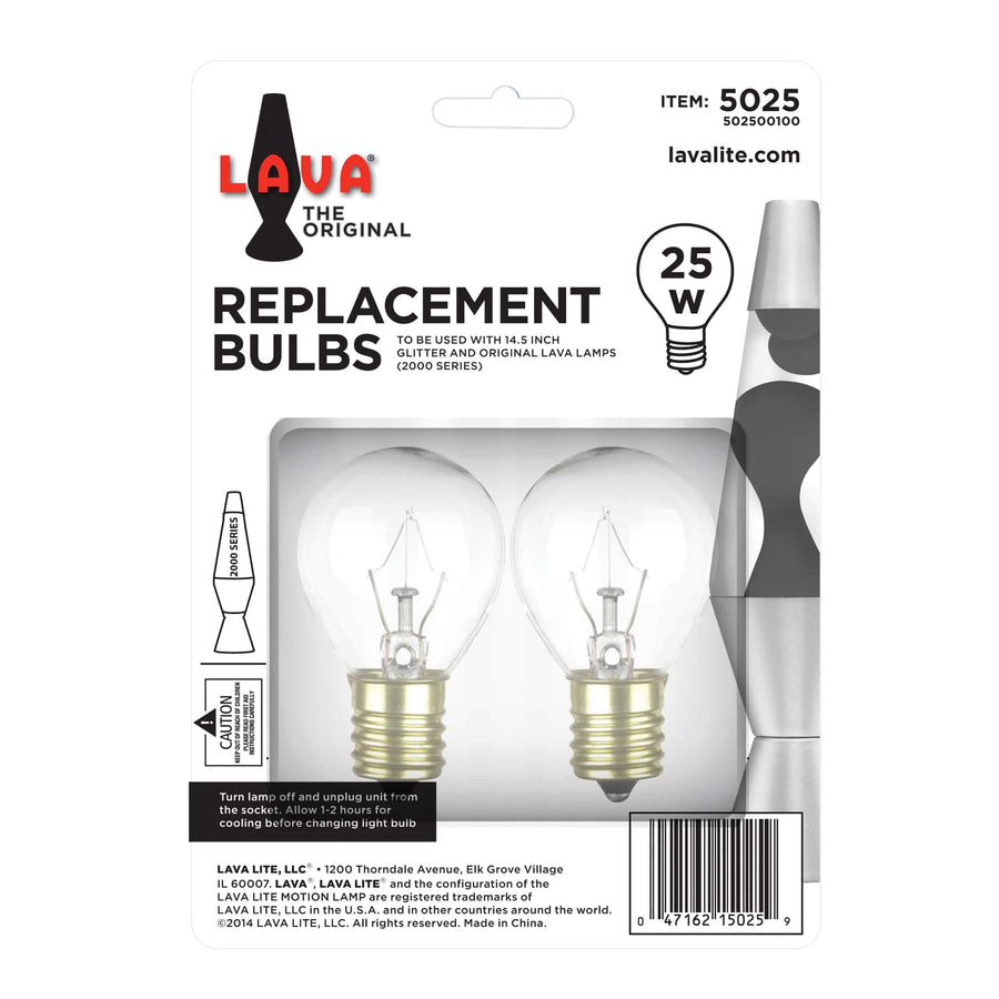 25W LAVA LAMP LIGHT BULB W/TRAY V0